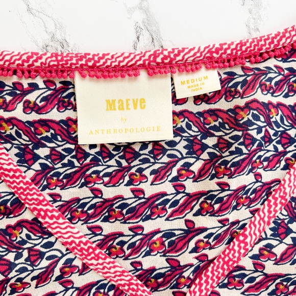 Anthropologie Lilyana Tiered Silk Blouse (never worn) - Picture 5 of 6